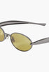 Sardine Oval-Frame Gold-Tone Sunglasses